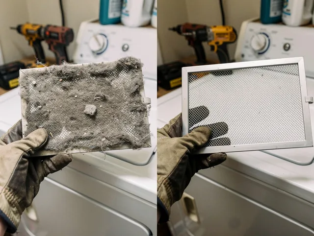 Professional lint trap cleaning by Cape Coral Dryer Vent Cleaning in Cape Coral