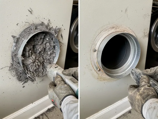 Professional clogged vent cleaning by Cape Coral Dryer Vent Cleaning in Cape Coral