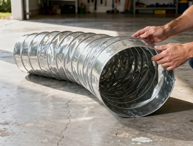 Cape Coral Dryer Vent Cleaning specialist using advanced equipment for thorough duct cleaning in Cape Coral