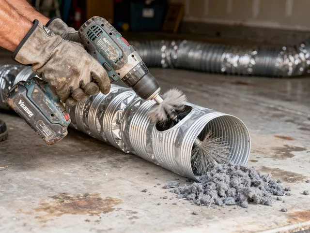 Professional duct cleaning by Cape Coral Dryer Vent Cleaning in Cape Coral