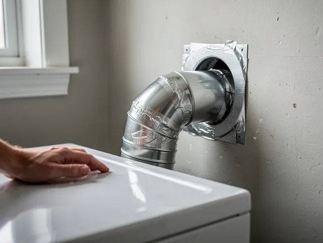 Cape Coral Dryer Vent Cleaning expert performing professional dryer vent repair and installation in Cape Coral